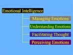 Emotional Intelligence and Self-control